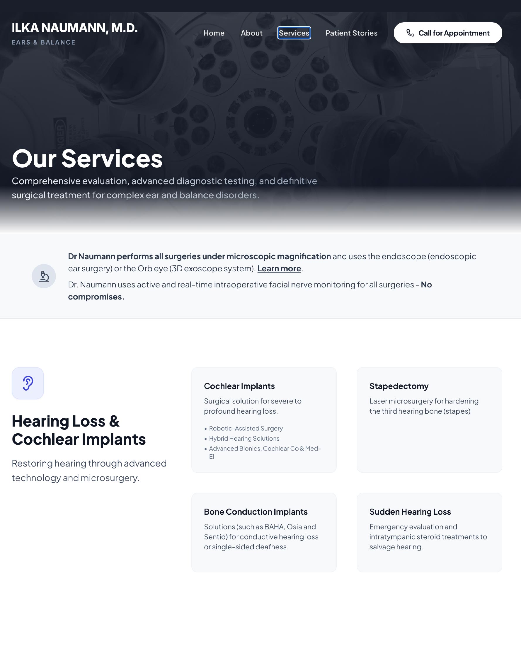 Ilka Naumann website section
