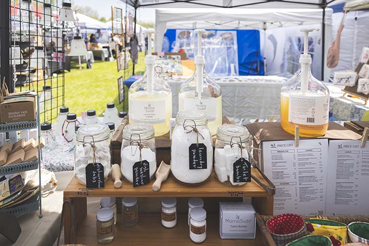 e3 Refillery market display